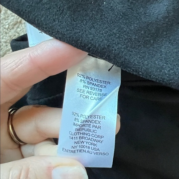 NWT Jason Wu Black Faux Suede Leggings - Picture 7 of 7